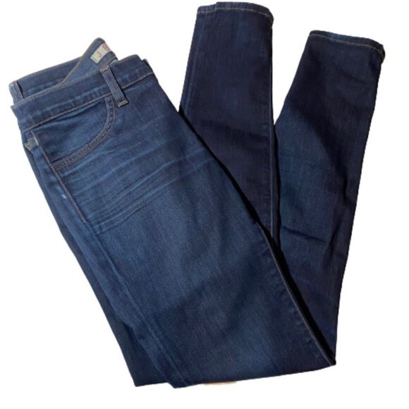 Jbrand Super Skinny Jeggings Starless 901O216 Dark Wash Denim - Picture 1 of 9